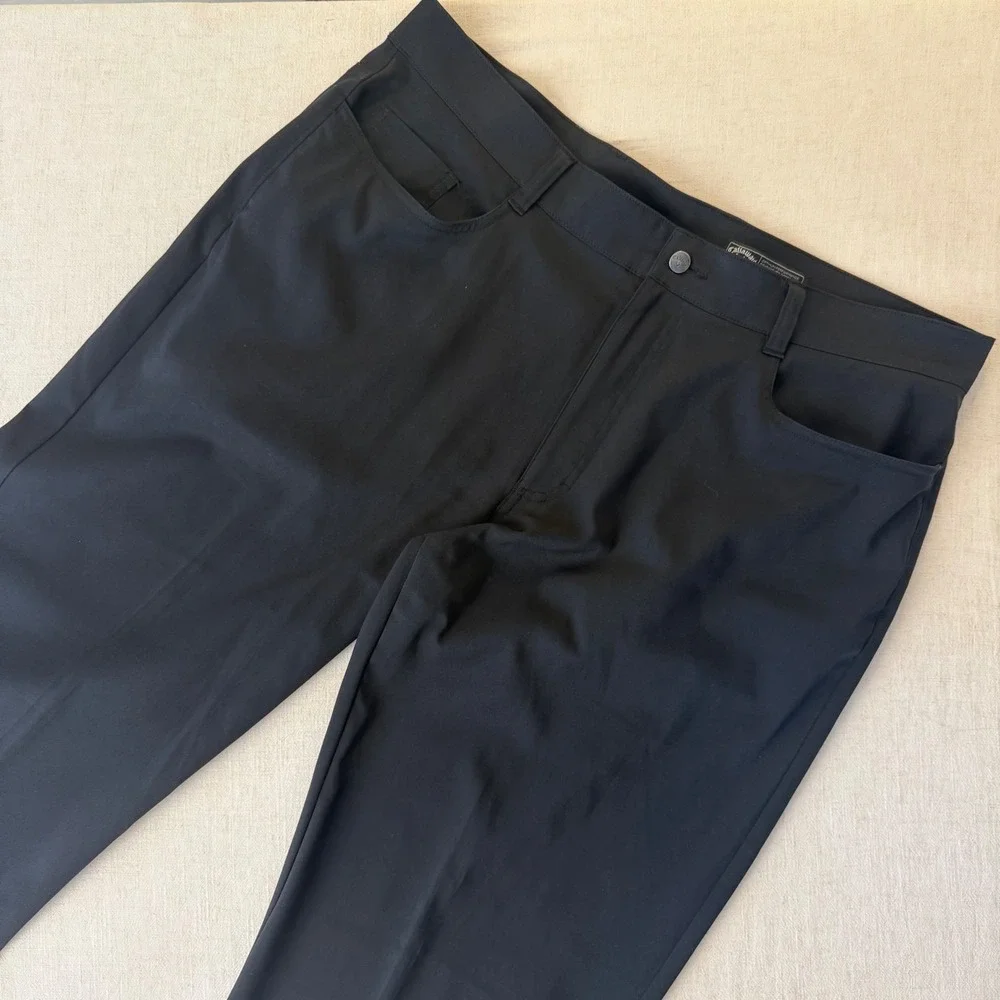 Callaway Mens Optimum Performance Golf Pants Black 36x32‎